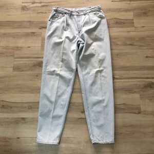 Levi's Light Blue Gray Men's Jeans w Pleats SIZE 36x34